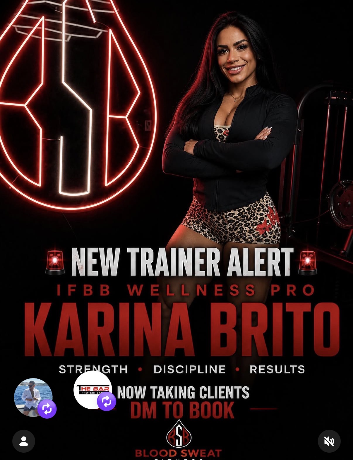 Karina Brito, IFBB Wellness Pro and coach at Blood Sweat & Bodywork